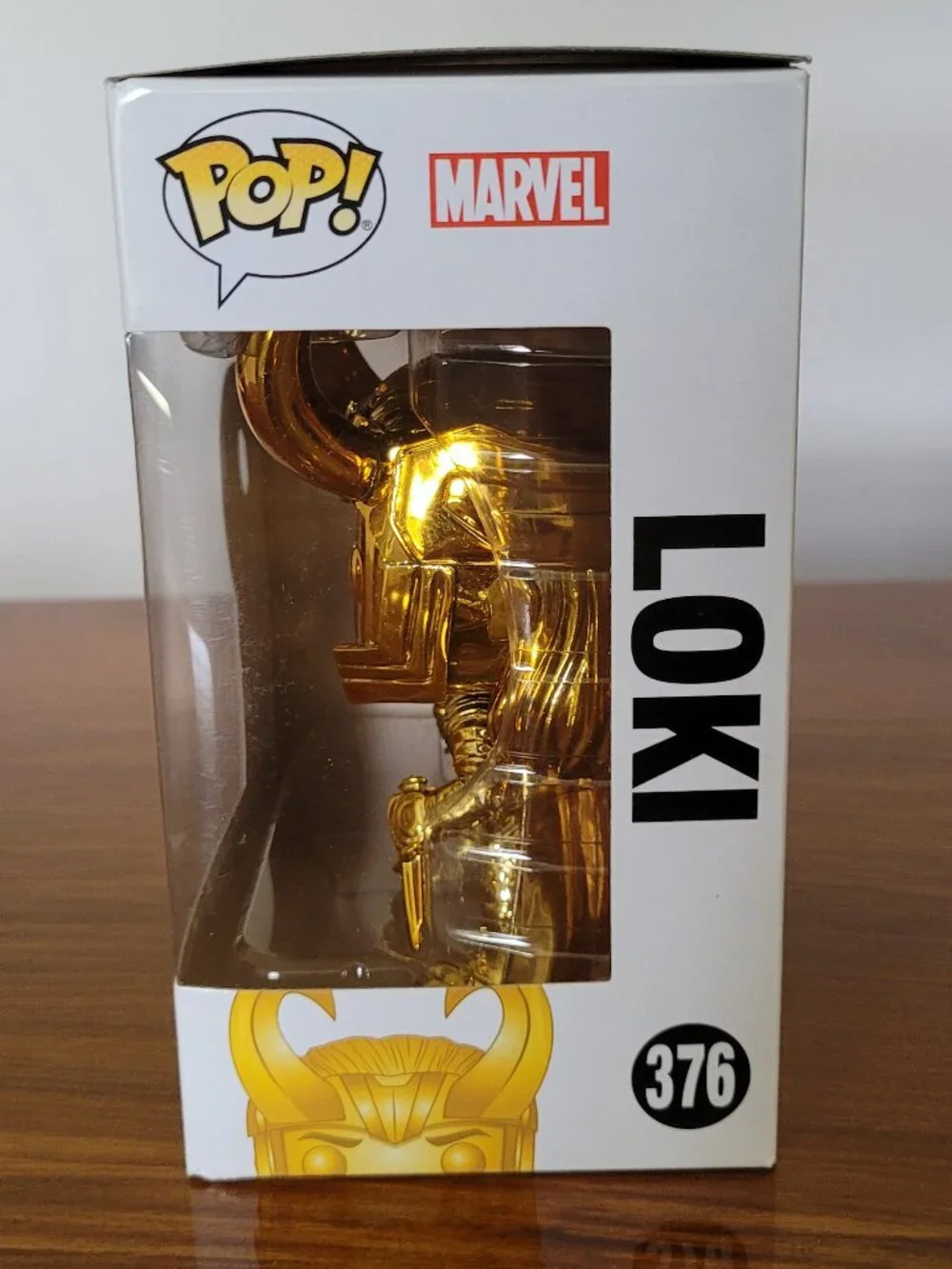 Funko Pop! Vinyl: Marvel Thor Ragnarok Loki Gold #376 First Ten Years 2018